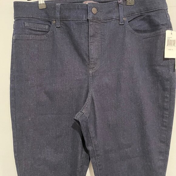 NYDJ Women Blue Alina Legging Size 16 - Picture 4 of 13